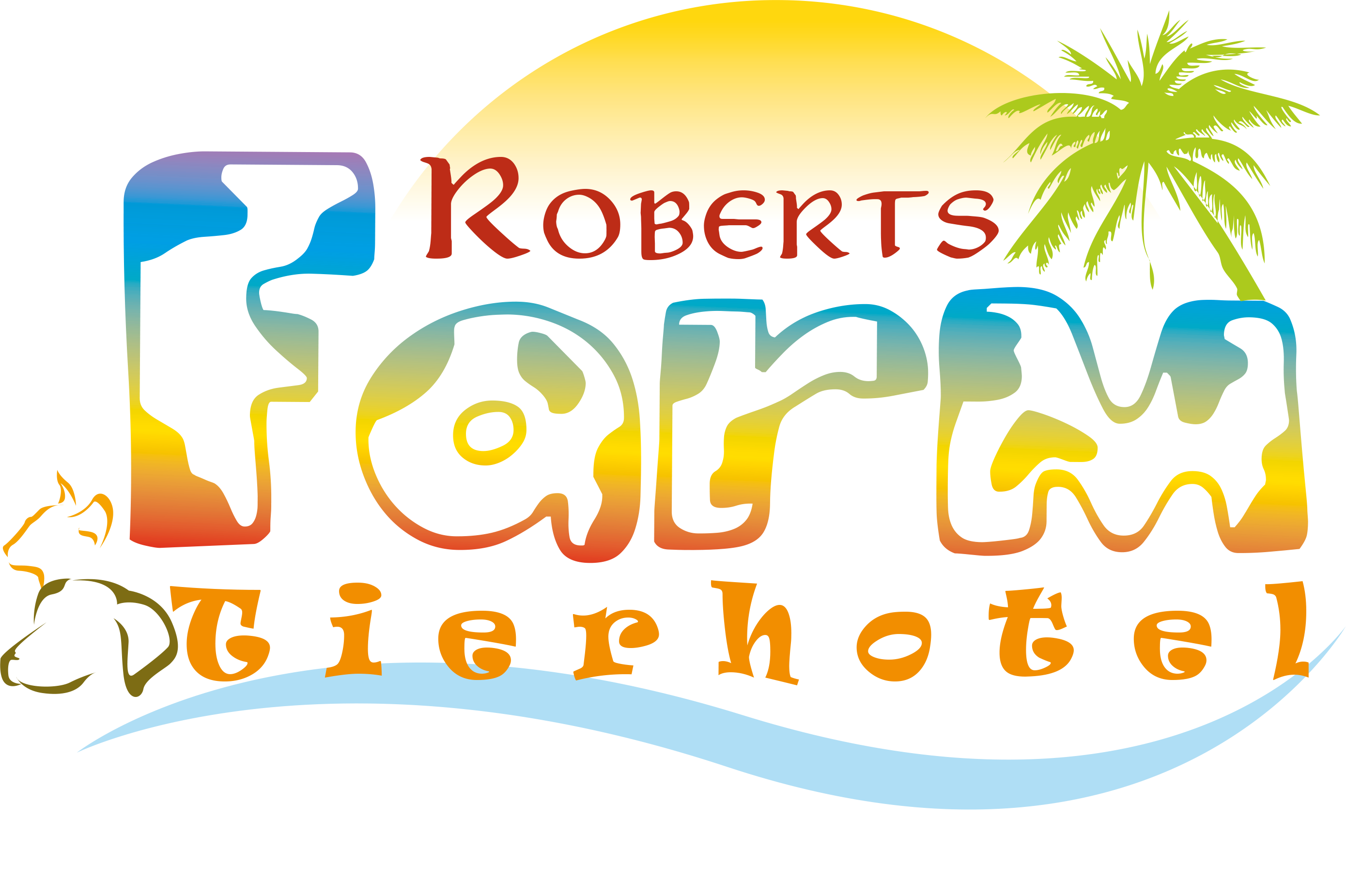 Logo vom Tierhotel Roberts Farm